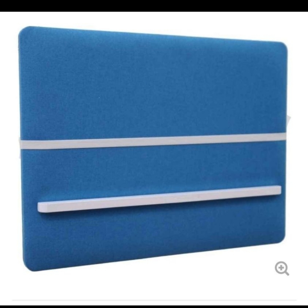 Sagebrook Home Blue Fabric Memo Board